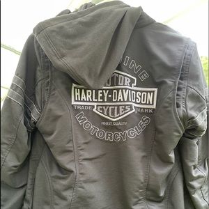 Black Harley Riding Jacket